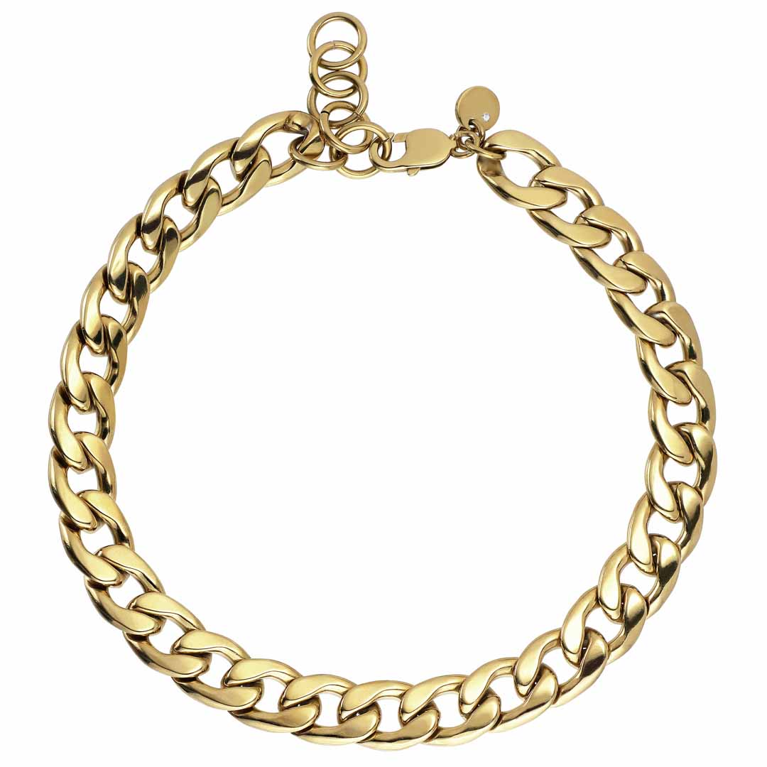 Dyrberg Kern Jazz Shiny Gold Necklace